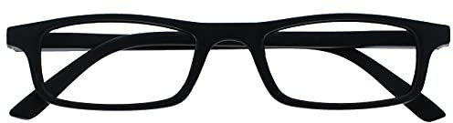 La Société Lunettes De Lecture Noir Léger Lecteurs Designer Style Hommes Femmes Charnières Ressort R17-1 +2,00