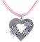 Moschen-Bayern Damen Trachtenkette Dirndlkette Herzkette Rosa