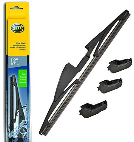 HELLA 9XW 358 112-921 Rear Plastic Scheibenwischer - RP12 - Bügelwischerblatt - für Linkslenker-für Rechtslenker - 12 zoll - 300mm - hinten - Menge: 1