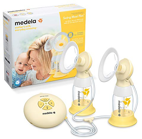 Medela Swing Maxi Flex Electric Breast Pump, More Milk in Less Time with PersonalFit Flex Shields and Medela 2-Phase Expression Technology