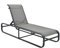vidaXL Sonnenliege Gartenliege Relaxliege Gartenmöbel Liege Liegestuhl Strandliege Freizeitliege Terrasse Garten Aluminium Textilene