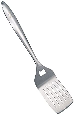 Steuber Premium Line Edelstahl Langer Grillwender 45 cm, Fläche 9 cm, präziser Grillwender, Fleisch Wender, zum Wenden von Lebensmitteln