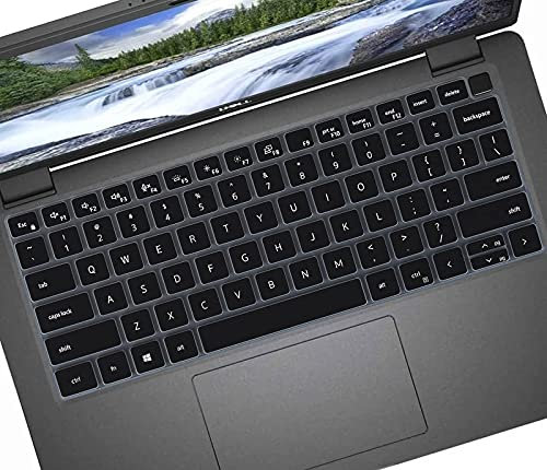 DAMMOMKO Keyboard Cover Skin for Dell Latitude 5420 7410 7420 7520, 9000 9420 9510 9520 - Black, Silicone, Waterproof, Flexible - 15.6'', 14'' Dell Latitude 5420 7420 7410 Keyboard Protector