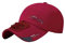 Harilla Sombrero de ventilador, verano playa hombres mujeres deporte protección solar libre gorra de béisbol con carga USB ventilador de refrigeración, Rojo vino