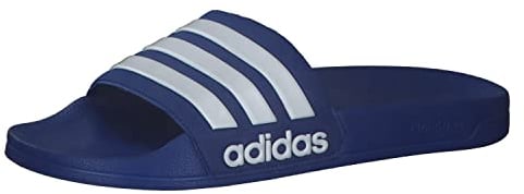 adidas Unisex Adilette Shower Slides, Royal Blue/Cloud White/Royal Blue, 6 UK