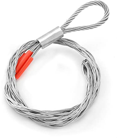 QWORK Cable Pulling Socks Grip, 1102 Lbs Breaking Strength, 3.3 Ft Cable Puller Socks Wire Mesh Puller Socks Grip, for 3/8–5/8 Cable