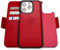 Dreem Fibonacci kompatibel mit iPhone 14 Pro Max Brieftaschen-Etui / 2-in-1 stoßfestes Etui und abnehmbares Folio aus veganem Leder, MagSafe-kompatibel, RFID-Schutz [Rot]