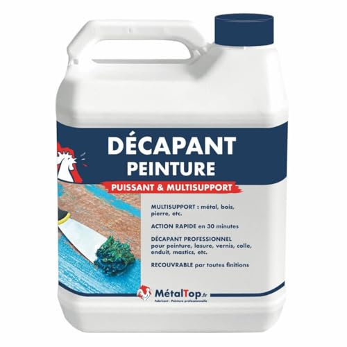 Metaltop - Decapant Peinture - Incolore - RAL Incolore - Pot 5 L