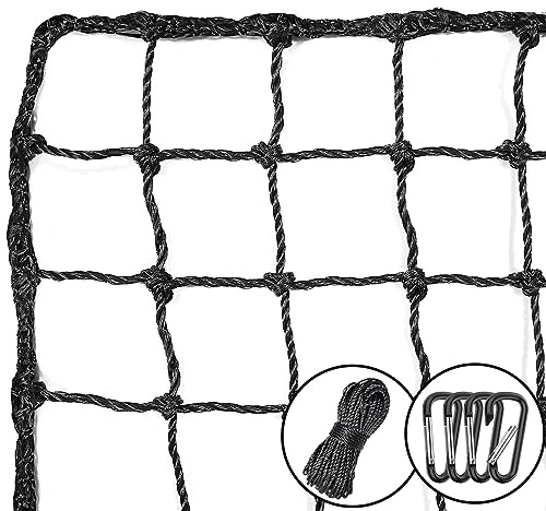 Aoligeijs Baseball- und Softball-Backstop-Netz, Sportnetz, Fangnetz für den Garten, geknotetes PE-Netz mit gedrehten Knoten