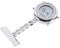 Mikikit Schwesterntisch Clip-on-Uhr Schwesternuhren Für Damen Für Abzeichen Uhr Mit Silikonhülle Einziehbare Uhr Digitaluhr Tragbar Fräulein Gehäuse Material: Legierung
