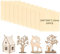 Pack of 10 Plywood Balsa Wood Panels 200 x 200 x 1.5 mm, Balsa Wooden Leaves Balsa Boards for Fretsaw Crafts Painting Decorations