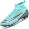 Donbest Scarpe da Calcio Uomo Tacchetti Professionale Scarpe da Calcetto Calzature da Calcio Ragazzo Scarpe da Allenamento,Blue,EU43
