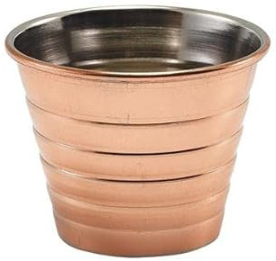 GenWare Copper Plated Ribbed Ramekin 2.5oz / 71ml, RAMSTR2C, Pack of 24