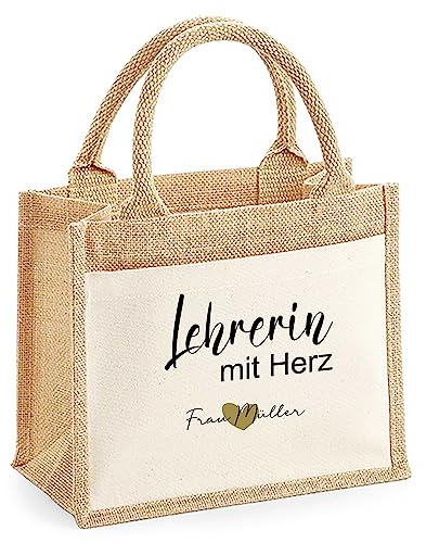 mamir home Lehrerin mit Herz | Erzieherin mit Herz | Abschiedsgeschenk Erzieherin Kindergarten | Dankeschön Geschenk Lehrerin (Lehrerin/Erzieherin mit Herz)