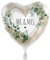 Herz-Folienballon * MR. & MRS. * als Deko oder Geschenk für die Hochzeit | Größe: 43cm | Luftballon Ballon Vermählung Verlobung