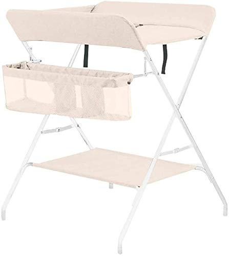 MObyat Baby Wickeltisch,Windel-Wickeltische, Windel-Stapler-Caddys, Baby-Kommode-Station, zusammenklappbar, tragbar für Reisen/Zuhause/Kinderzimmer, einfach zu verstauen