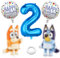 Geburtstagsdeko 2 Jahre Kinder, 5 Stück Folienballons, Luftballons Geburtstagsdeko, Kinder Geburtstagsfeier Dekorationen, Foil Balloon Geburtstagsgeschenk für Jungen und Mädchen
