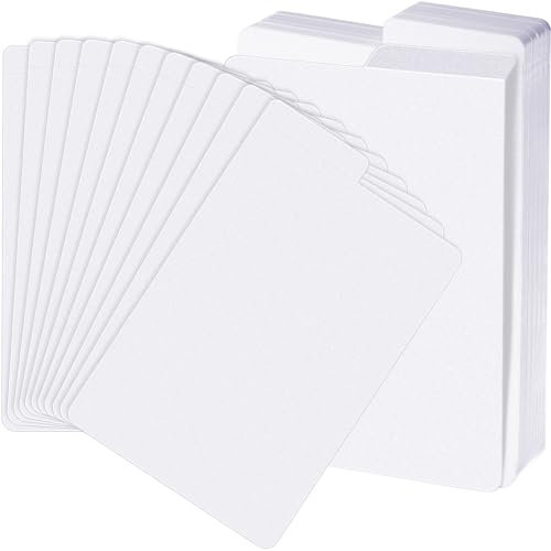 Henoyso 70 Pieces Comic Book Dividers with Tab White Frosted Card Separator Plastic Comic Book Dividers for Comic Book Storage Boxes, 11.22 x 7.24 Inche