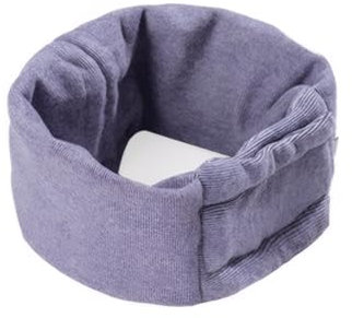 BWOOOWE Snood Cocker Casquette pour Chien Cache Oreilles et Tour de Cou pour Chien Soulagement de l'anxiété et Calme à Un Endroit Bruyant(Violet,M)