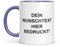 LIEBTASTISCH Personalisierte Tasse – Tasse mit Namen – Spülmaschinen- & Mikrowellengeeignet – In Deutschland bedruckt – 330 ml – Tasse personalisiert & beidseitig bedruckt – Tasse bedrucken (Blau)