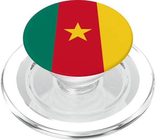 Kamerunische Flagge von Kamerun PopSockets PopGrip für MagSafe