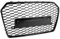 Grill Glanz Schwarz Doppelsteg Sport Kühlergrill Für Au&di A6/S6 C7 2016 2017 2018 Auto Mesh Für RS6 Style Fr&on&t Sport Hex Mesh Hood Grill Schwarz glänzend Grill Schwarz Glänzend Doppel-Lamellen Gri