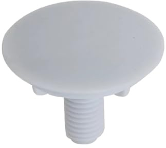 Veemoon Bouchon de trou de robinet 35 mm blanc – Couvercle décoratif pour lavabo et évier de cuisine – Idéal comme cache trou pour robinet et distributeur de – Durable et élégant