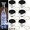 GWCYMYD 6Pack Solar Wine Bottle Lights, IP65 Waterproof Solar Bottle Lights with 2M 20 Led Copper Wire, Decorative Lamp for Parties Festival (White Light)