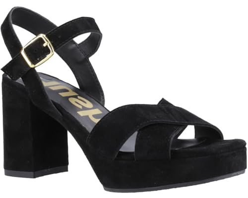 Hush Puppies Ophelia Suede Women's Black Sandals