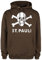 FC St. Pauli Totenkopf Kapuzenpullover Herren XL