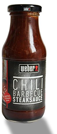 Weber Chili Barbecue Steaksauce (240ml Glas)