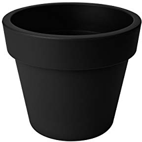 ELHO Green Basics Top Planter Ø40 cm - lebhaft schwarz - 430317