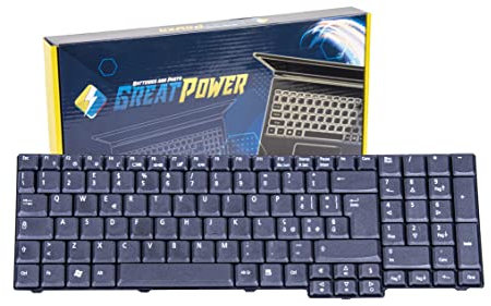 INFOELETTRONICA LO STORE DELLA CONVENIENZA E QUALITA' Tastiera Italiana per Acer Extensa 5235 5335 5335Z 5535 5735 5735Z 5737Z 6930 6930G 8530G 8730 8730G 8730ZG Serie