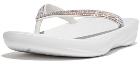 Fitflop Femme IQUSHION Sparkle Tongs, Urban White, 38 EU