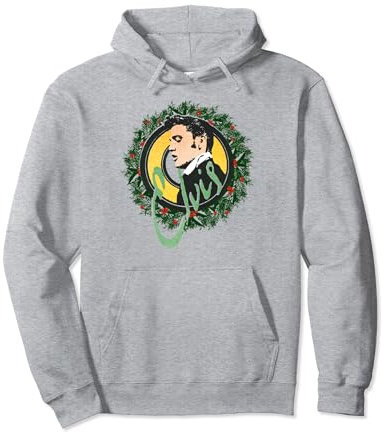 Elvis Presley Offizieller Weihnachtskranz Pullover Hoodie