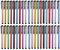 40 Piezas Lapiz Tactil Multicolor Bolígrafos Capacitivos Stylus para Pantallas Táctiles Universales Dispositivos Compatible con iPhone iPad Tablet