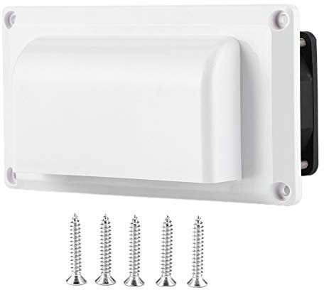 RV Side Air Vent Fan, Air Vent Ventilation Side Exhaust Fan for Caravan Motorhome, DC 12V 25W White Extractor Fan Side Air Vent Ventilation Exhaust Fan for Camper Trailer Boat Marine Yacht