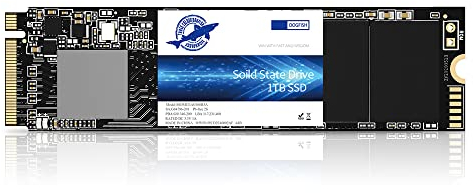 THREE COLOUR DOGFISH SSD 1to NVMe M.2 2280 PCIe Gen 4x4, jusqu'à 5500Mo/s,3D NAND TLC Disques durs Internes Gaming,Compatible avec Les Ordinateurs Portables PS5 et Les Ordinateurs de Bureau PC