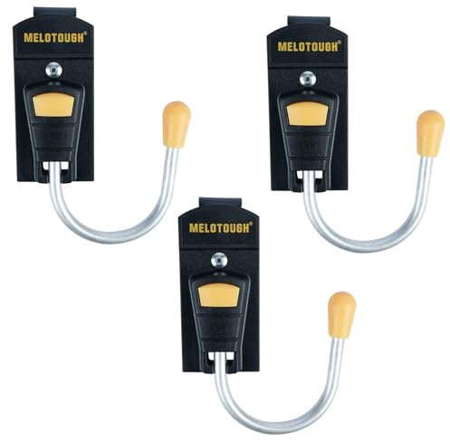 MELOTOUGH Tool Belt Hook Tool Holster Cordless Drill Holster with Metal Clip (Yellow 3pcs)