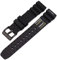 MCXGL 20mm weiches Silikonband kompatibel mit Citizen Hyper Aqualand Duplex Promaster Herren Taucheruhr Band wasserdicht Strap Uhren Zubehör (Black buckle 20mm)