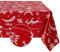 Romanstile Wachstuchtischdecke Weihnachten Hirsch und Schneeflocken 140x180 Outdoor Tischdecke wetterfest abwaschbar PVC Wasserdicht Tischdecken rechteckig Wachstuch Deko für Party Winter