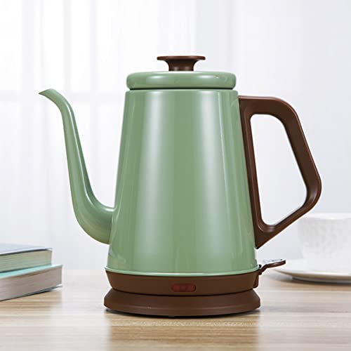 YQZQXWA Hervidor eléctrico portátil, hervidor eléctrico de ebullición rápida, hervidor de café, Cable almacenable, Apagado automático, 1L, Innovate