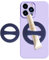 KGDUYC lipgloss handyhülle,Lipgloss-Schutzhülle für Handy, lipgloss handyhülle，handyhülle lipgloss halter，zum Aufkleben, kompatibel mit iPhone, Samsung, Galaxy, Android-Smartphones，Allgemein (Blau)