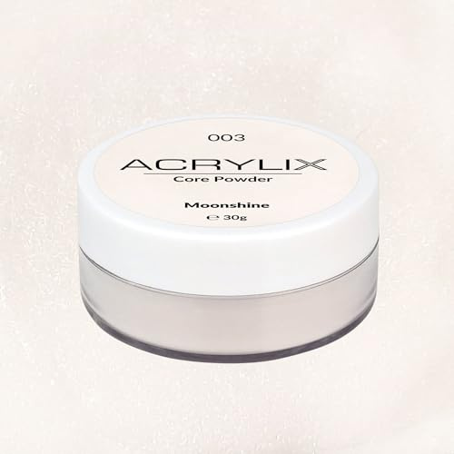 ND24 NailDesign® Acrylpulver für Nägel – Hochwertiges Acrylic Powder für stabile Acryl Nägel – Lufttrocknendes Acryl Pulver für bequeme Modellagen – Ultrafeines Nagel Pulver – Moonshine 30g