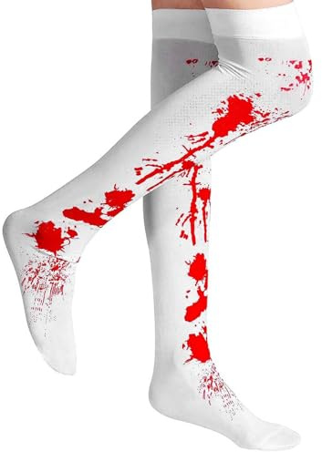Generisch Karneval Kostüm „ Szene Karneval Kostümzubehör: Handschuhe Socken Set für Cosplay Dekor“ Red One Size