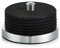 Zeller 27224 Glasuntersetzer-Set, 7-teilig, Edelstahl/Silikon, schwarz 1 - Pack