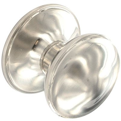 Centre Door Knob for Front Doors with Brushed Finish