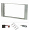 Tomzz Audio 2415-071, double DIN radio fascia for Ford Focus, Fiesta, C-max S-max Galaxy Mondeo, Kuga, Transit, silver