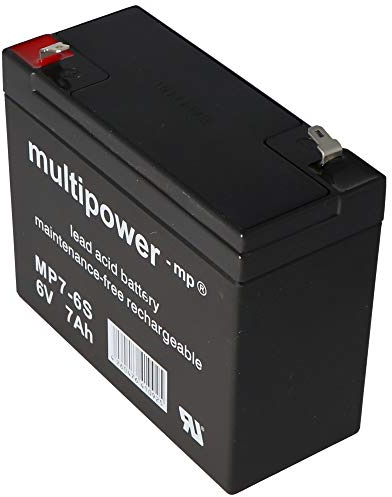 Akku Accu Batterie Kung Long WP7-6S 6V 7Ah AGM Blei Vlies wartungsfrei 6Volt