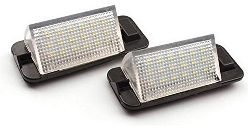 GOFORJUMP 2 Teile/los 18LED 3528SMD Kennzeichenbeleuchtung Lampe Für B/MW E36 1992-1998 Hellweiß
